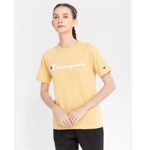 Champions Yellow Logo T-Shirt